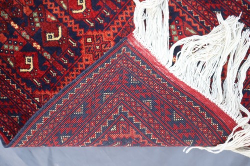 2x5 Runner Rug, Afghan Handmade Wool Rug, Fine Quality Bokhara Rug, Entryway Rug - Picture 12 of 12