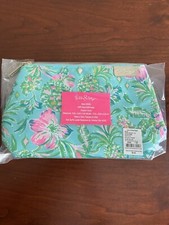 Lilly Pulitzer GWP Pouch Surf Blue Oh Diamond Girl Free Shipping
