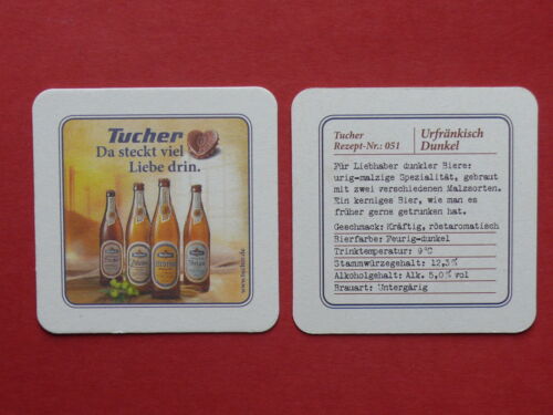 TUCHER Brauerei Bierdeckel  "Rezept Nr. 51"  NEU - Bild 1 von 1