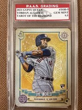 2020 Gypsy Queen Yordan Alvarez Tarot Of The Diamond Rookie RC #5 PAAS 9.5