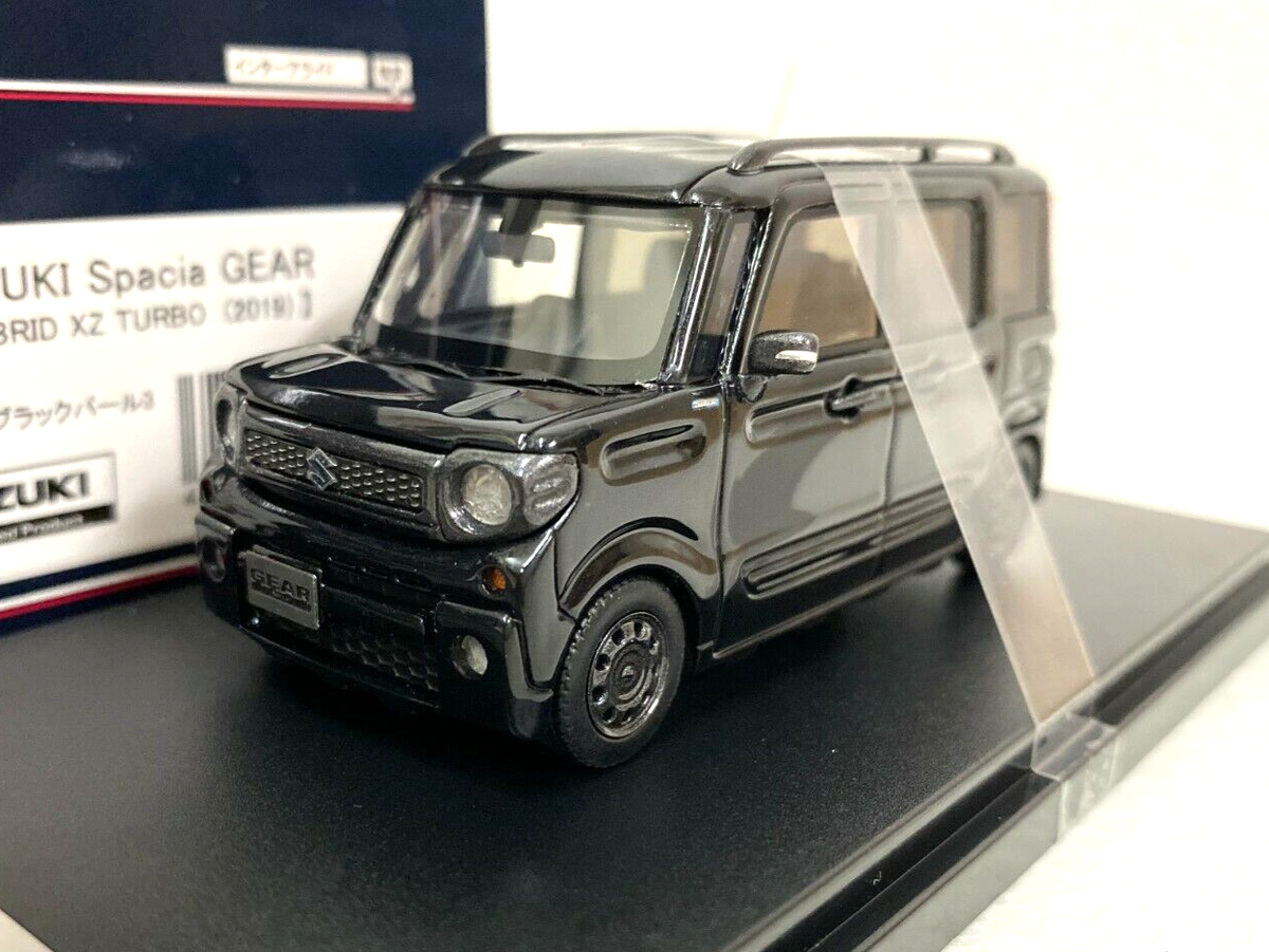1/43 Suzuki Spacia GEAR ブラック HS237BK 1:43 HI STORY HS237BK SUZUKI SPACIA GEAR HYBRID XZ TURBO