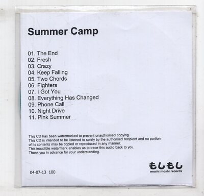 (KR632) Summer Camp, Summer Camp - 2013 DJ CD