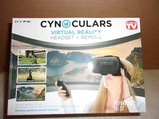 NEW " CYNOCULARS VIRTUAL REALITY VR HEADSET & REMOTE " A MUST !!!