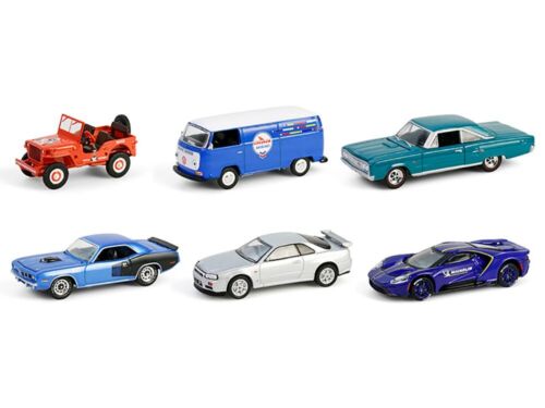 "COLLECTION ANNIVERSAIRE" SERIE 17, LOT DE 6 VOITURES 1/64 DIECAST GREENLIGHT 28160 - Photo 2/3