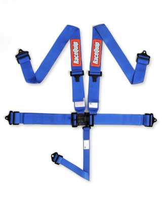 RaceQuip Latch & Link 5 Point Racing Harness Set Blue SFI 16.1 Rated 711021RQP