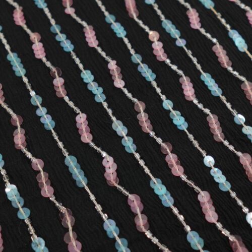 Vintage Judith Ann Creations Sequins Top Small Black Art to Wear Statement - Picture 18 of 20