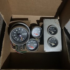 Auto Meter Sport-comp Tachometer 3780 Pro-comp Oil Water Gauge Lot Of 5 Gauges Auto Meter Sport-comp Tachometer 3780 Pro-comp Oil Water Gauge Lot Of 5 Gauges