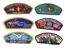 Lot of New Jersey Councils 1/2 Dozen BSA CSPs Mint CSP (BHP1950)