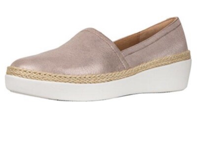 FitFlop Women's Casa Loafers US Rose Metallic color Brand New