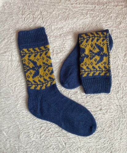 Knitting handwork Socks - Picture 1 of 4