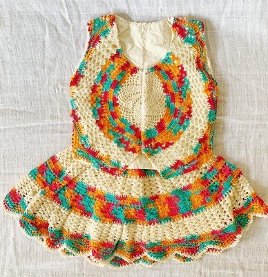 crochet frock for 1 year girl