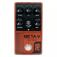 SolidGoldFX Beta V Bass Preamp Guitar Effects Pedal