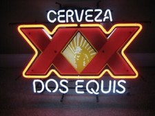 Dos Equis XX Importado Barra de Cerveza 24"x20" Neón Letrero Lámpara Luz Nocturna EY
