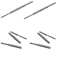 5/16" Threaded Lag Swage Stud Turnbuckle For 3/16" Cable Stainless Steel 4 PC