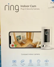 Ring Indoor  Cam,  Plug In Security Camera