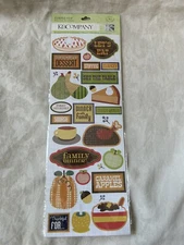 K&Company Pumpkin Pie Die-Cut Stickers New