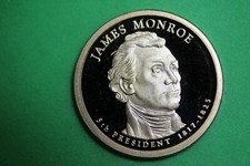 ESTATE FIND 2008 - PROOF JAMES MONROE Presidential Dollar! #J21848