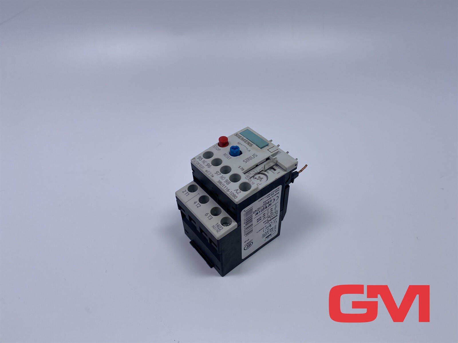 Siemens overload relay 3RU1116-1DB0 2.2...3.2 A NO/NC damaged