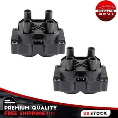 2×Ignition Coil For 2001-2002 Land Rover Range Rover Discovery 4.6L V8 UF306