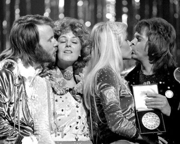 Benny, Bjorn, Agnetha & Anni-Frid 10"x8" Photo- ABBA *78- 100% to Cancer Charity | eBay UK