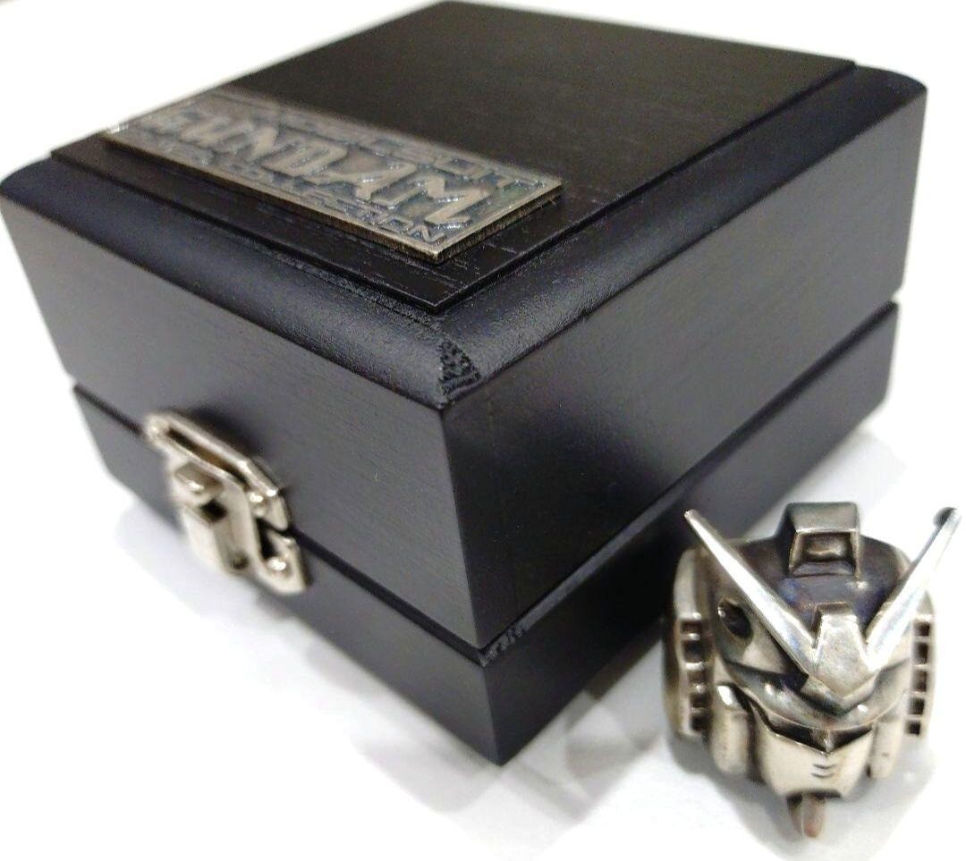 JAP Studio Gundam RX-78 head motif Silver 925 ring LTD 300 20th F