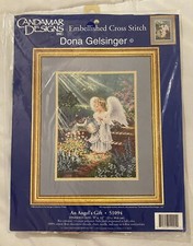 Candamar Designs An Angel's Gift Picture Embellished Cross Stitch Kit 51094 New