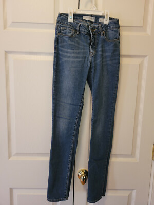 Junior Women Bullhead Skinny Medium Wash Jeans Pants Size 3