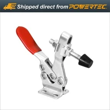 POWERTEC Horizontal Quick-Release Toggle Clamp Capacity 500 lbs-225D,1pc (20301)