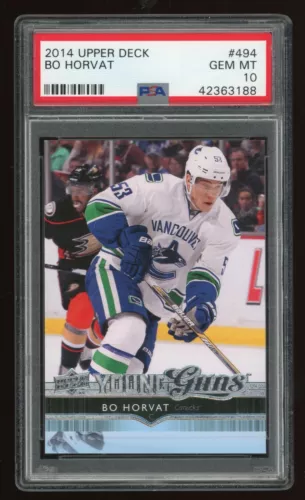 2014/15 UD Young Guns Bo Horvat #494 PSA 10 Gem Mt!