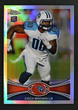 2012 Topps Chrome #152 Zach Brown Refractor RC Tennessee Titans