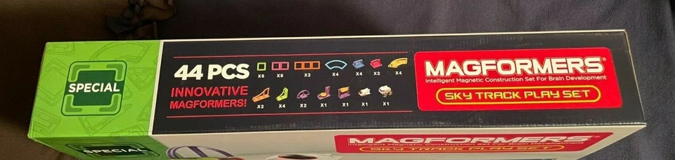 Magformers 44-piece Sky Track Play Set Special Edition - NIB - Image 3 of 4