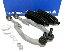 2x LEMFÖRDER Spurstange mit 2x Lenkmanschette für VW Transporter T5 Vorne L/R