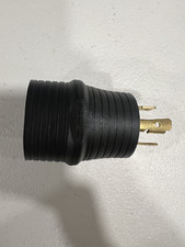 RV Trailer Generator Adapter 30 AMP 4-Prong L14-30P to TT-30R Plug Twist Lock