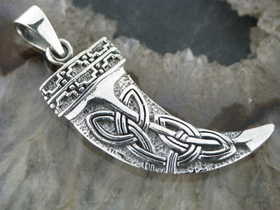 Ketten Anhänger Viking Keltischer Dolch Futteral Dolchhülle Celtic Silber 925