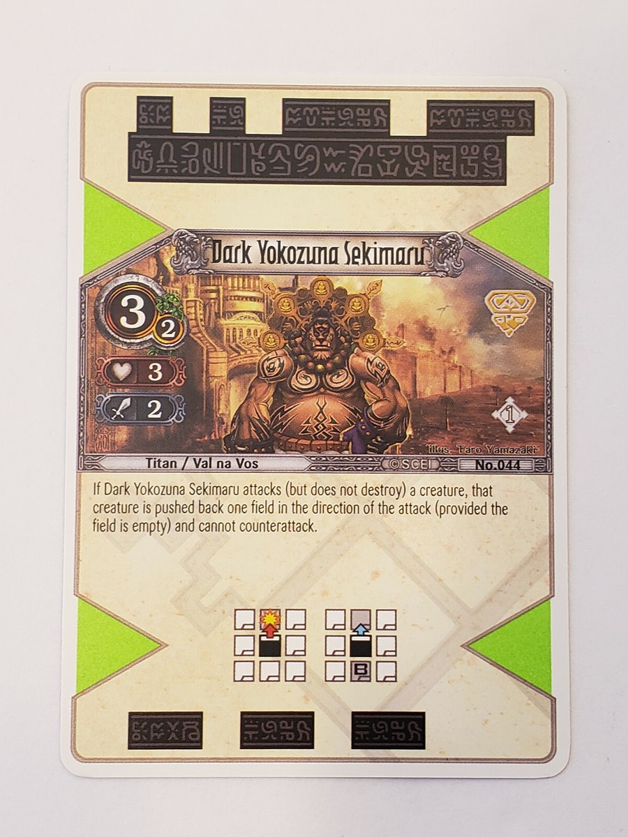 EOJ Dark Yokozuna Sekimaru No 044 Rare Eye of Judgement PS3 Earth 