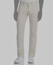 $395 A.P.C Men's 28W 34L Beige Zip Fly Straight Fit Mid-Rise Jeans Denim Pants