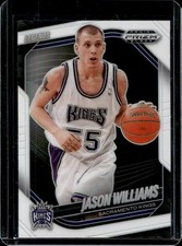 2024-25 Panini Prizm Black Jason Williams Legends White Prizm #/175 Kings