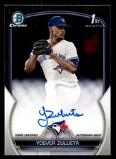 Yosver Zulueta 2023 Bowman Chrome #CPA-YZ Chrome Prospect Autographs