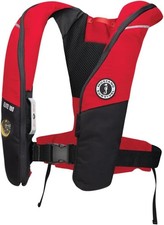 Mustang Survival Elite 190 Inflatable PFD, Red/Black