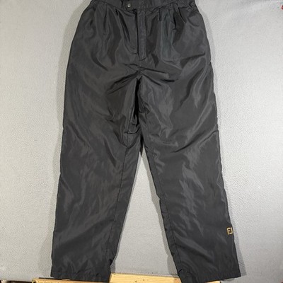 Dryjoys By Footjoy  Performance Golf Rain Pants Black Men s Sz XL Snap Bottom