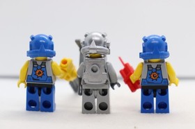 3) Power Miners Lot Rex Doc Duke 8190 8189 8191 8188 8964 LEGO Minifigure Figure