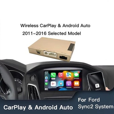 Car Wireless Carplay Android Auto Taurus Decoder box for 11-16 Ford Sync2 System