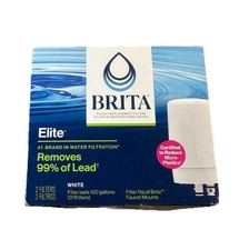 2-Pack Brita Faucet Filtration System Water Filter Replacement