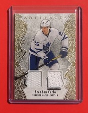 2025-26 Upper Deck Artifacts #96 Brandon Carlo Gold Materiel  030/299  068/299