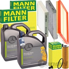 MANN INSPEKTIONSPAKET passend f&uuml;r MERCEDES VITO W447 V-KLASSE+ORIGINAL 5W-30 &Ouml;L
