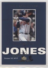 2003 Upper Deck MVP Talk of the Town Chipper Jones #TT2 HOF fm1