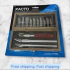 X-ACTO Basic Knife Set 3 Handles & 13 Blades with Case Model XW5282E NEW SHIP