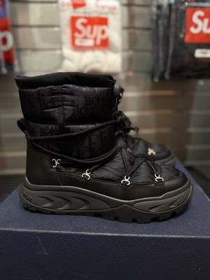 Size 41EU/8US Dior Snow Ankle Boots Black 100% Authentic $1550 Retail