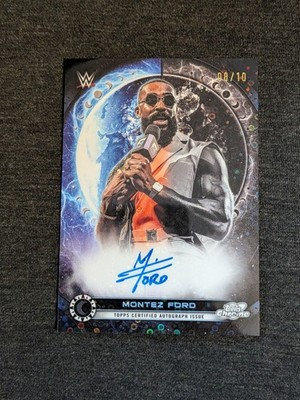2026 Topps Chrome Cosmic WWE Montez Ford Black Eclipse Equinox Autograph /10