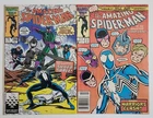 Amazing Spider-Man #280 VF+ Direct & 281 VF- Newsstand Marvel Comics 1986